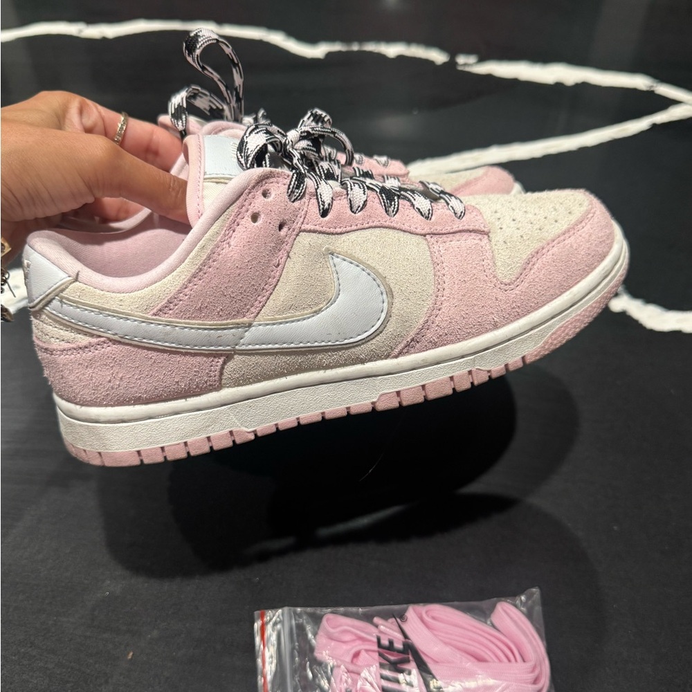Nike Women's Pink Foam Dunks